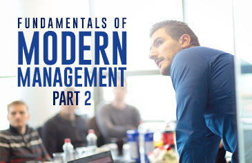 مبادئ الإدارة الحديثة - الجزء الثاني